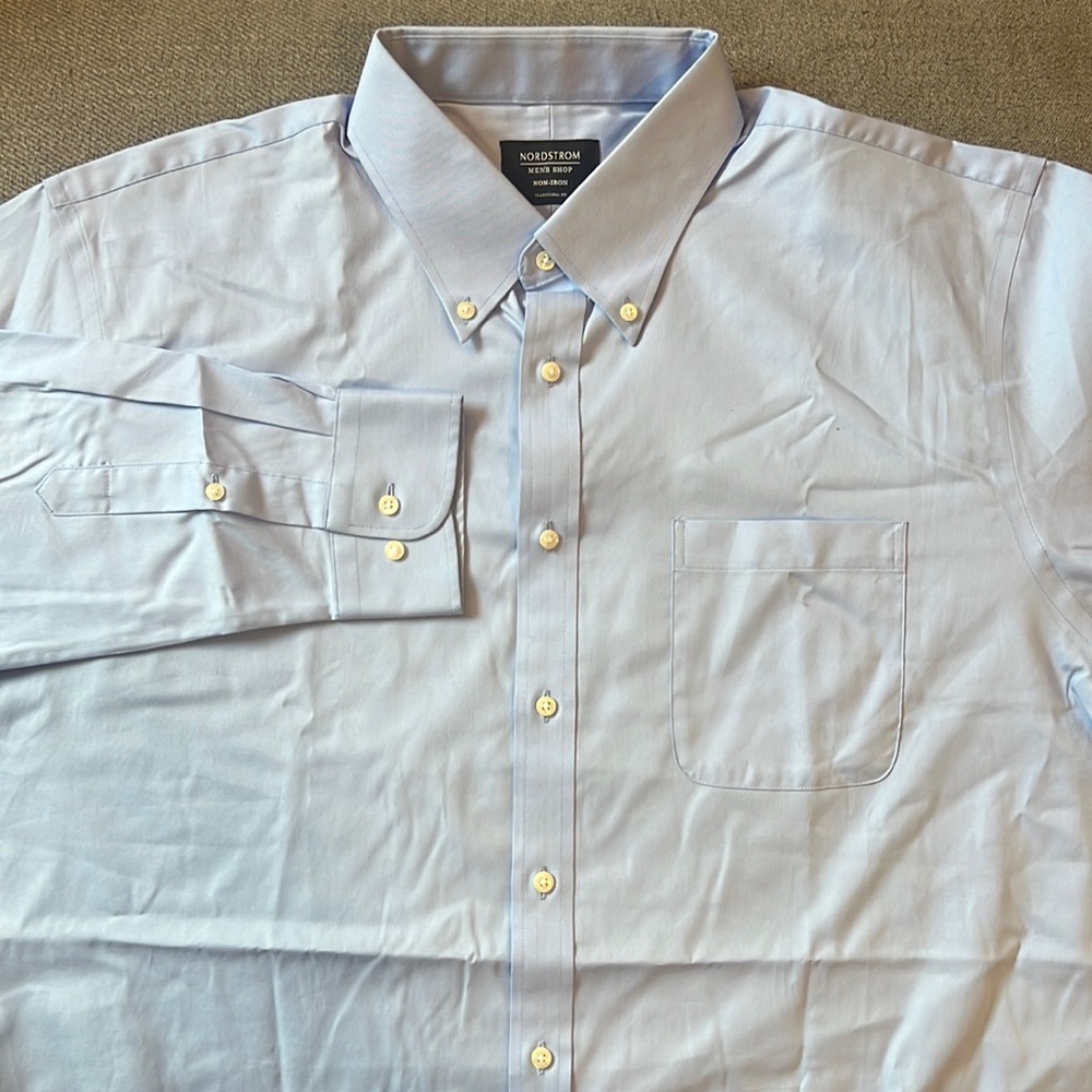 Nordstrom Long Sleeves Button Down Dress Shirt
